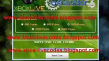 FREE Microsoft Points Generator and Free Xbox 360 Live Code Generator 2013