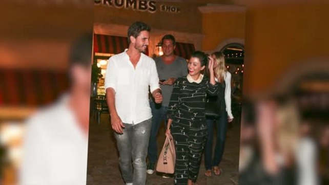 Kourtney Kardashian Giggles in a Quirky Jumpsuit on Date Night With Scott Disick