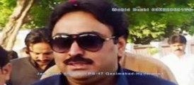 Jam Khan Shoro on PS-47 Qasimabad-Hyderabad...songs ppp...Wahid Brohi..2013