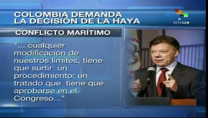 Interpone demanda gobierno de Colombia ante decisión de La Haya