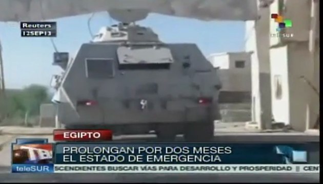 Prolongan por dos meses el estado de emergencia en Egipto
