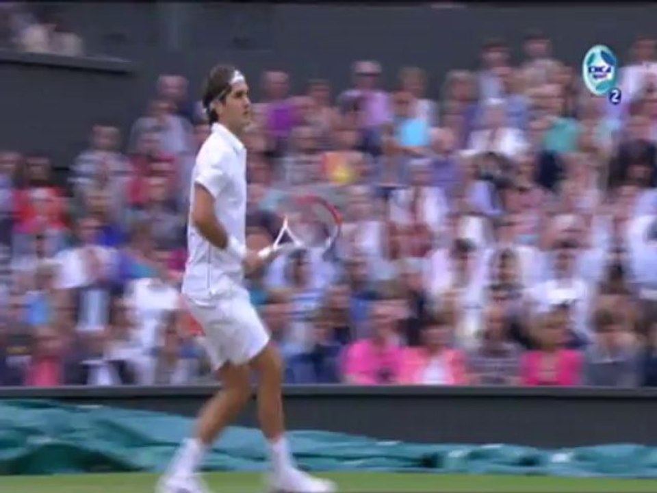 Roger Federer - Novak Djokovic (Wimbledon 2012 - Semifinala) Part 3
