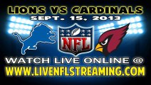 Watch Detroit Lions vs Arizona Cardinals Live NFL Streaming Online