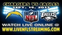 Watch San Diego Chargers vs Philadelphia Eagles Live Online Stream September 15, 2013