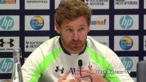 Andre Villas-Boas reaction Tottenham vs Norwich