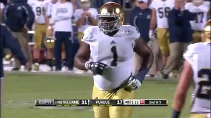 2013 Notre Dame vs. Purdue 4th Quarter