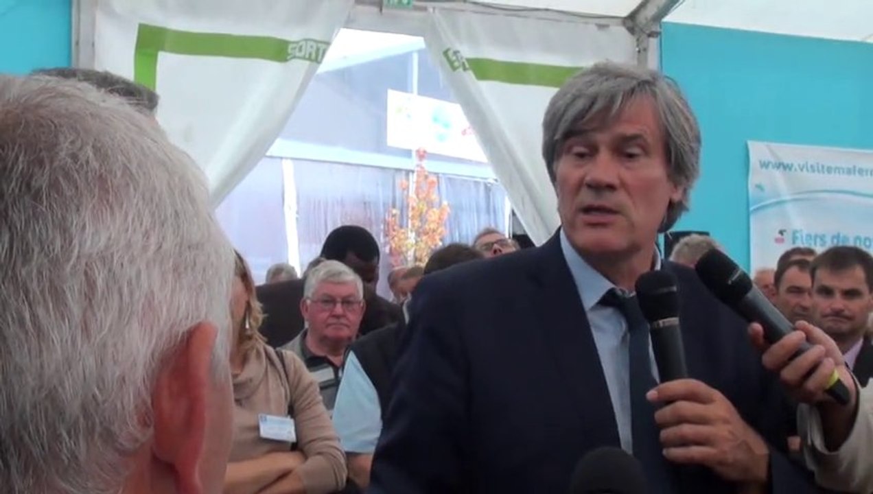 Foire du Mans 2013 - Le Ministre de l'Agriculture face au Laitiers