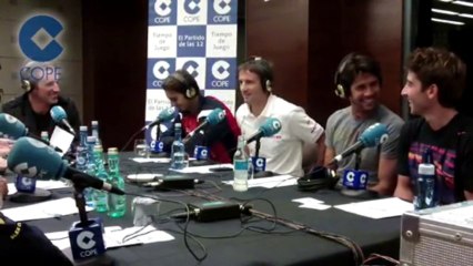 The Spanish Davis Cup Team in "El Partido de las 12" / COPE (in Spanish)