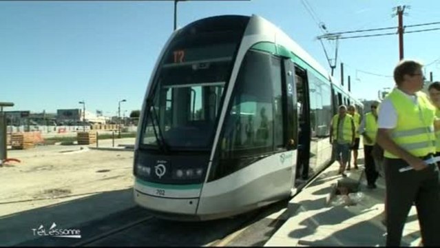 Tramway : Visite du chantier de la ligne T7 (Villejuif)