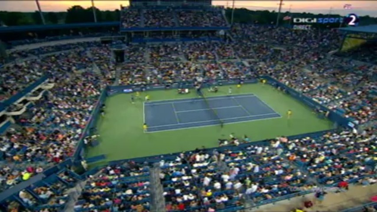Roger Federer - Nadal (Cincinnati 2013 - Sfert) Part 2