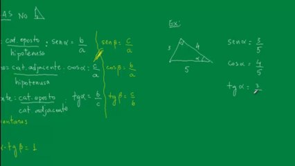 02 - Razões trigonométricas no triângulo retângulo - Aula 2