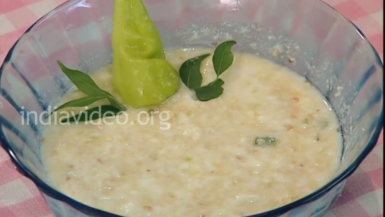 Onam Recipe - Inchi Thair for Kerala Onasadhya