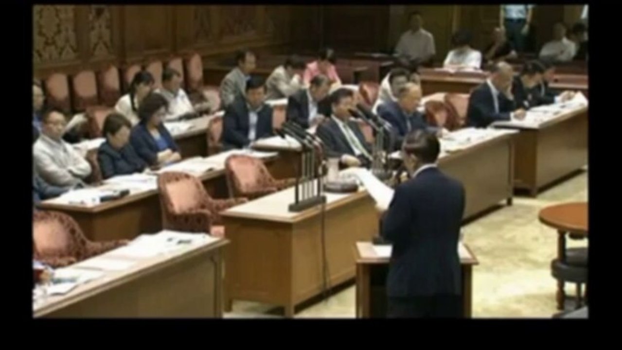 H24・7・26の参議院 社会保障・税特別委員会にて