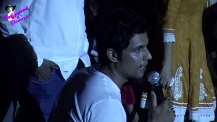 Randeep Hooda & Elena Kazan at college fest for promotion of ‘John Day’