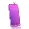 hytparts.com-For iPhone 4S LCD Touch Digitizer Front with Home Button & Back Cover Replacement Conversion Kit Mirror Purple