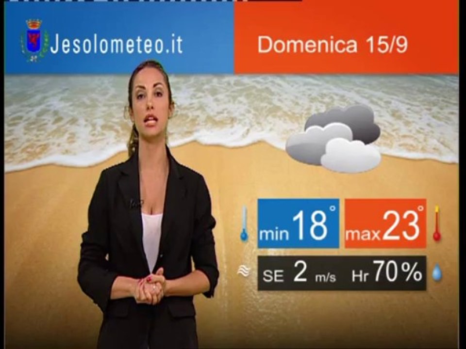 Previsioni del Tempo Jesolo Domenica 15 Settembre 2013