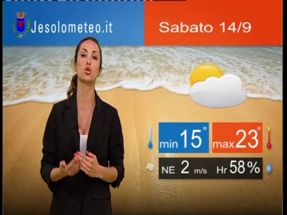 Previsioni del Tempo Jesolo Sabato 14 Settembre 2013