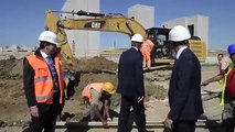 Milano - Il Presidente del Consiglio Enrico Letta visita i cantieri per Expo 2015 (13.09.13)