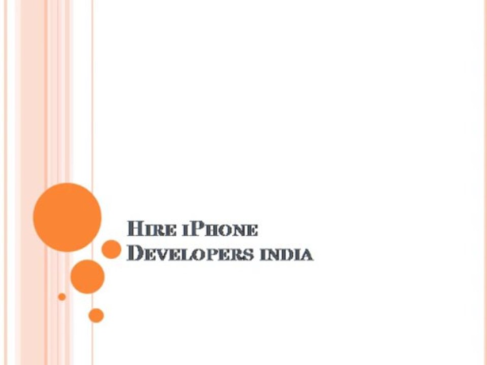 Hire iPhone Developers India