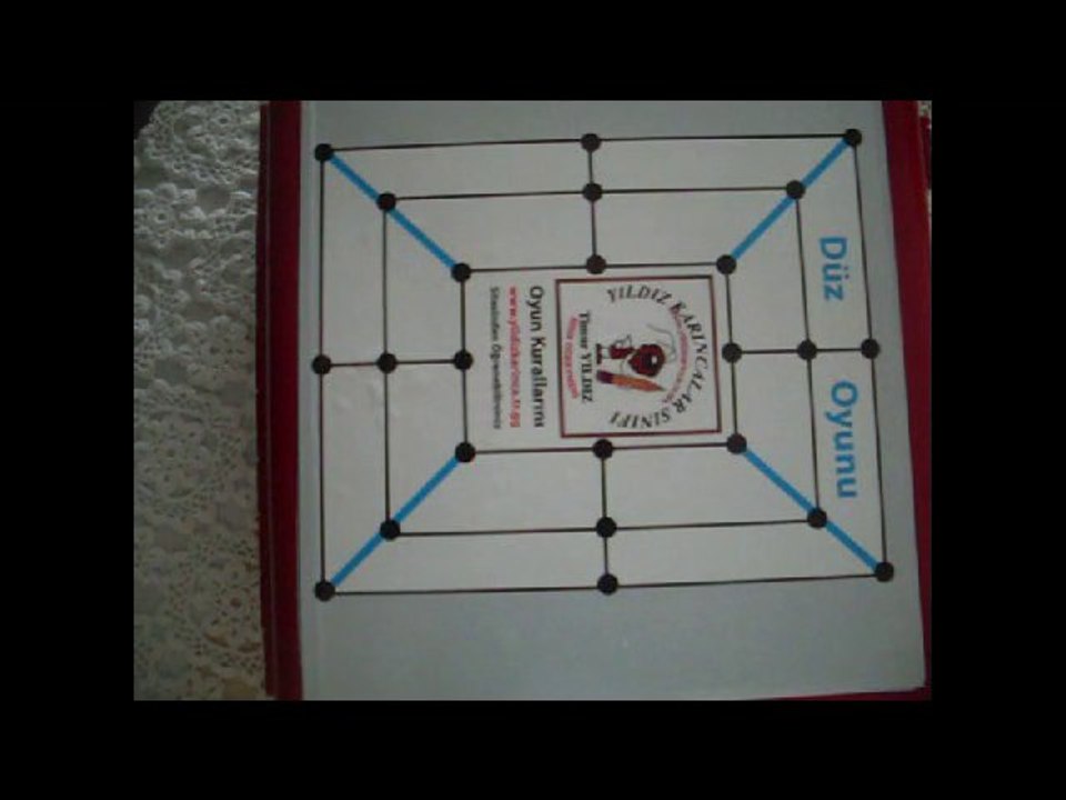 DÜZ OYUNU; 3  taş, 9 taş, 12 taş; TimurYILDIZ