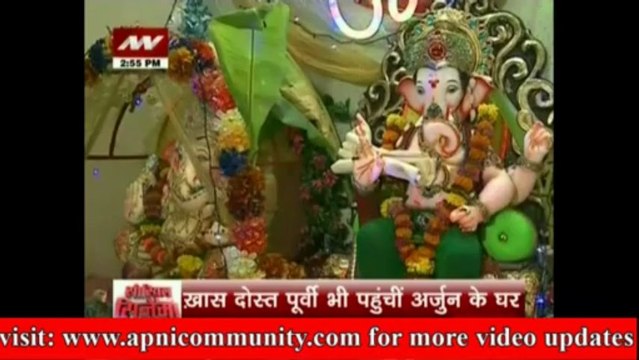 Arjun-Purvi Bhakhti Aur Ganesh-Pavitra Rishta-14 Sep 2013