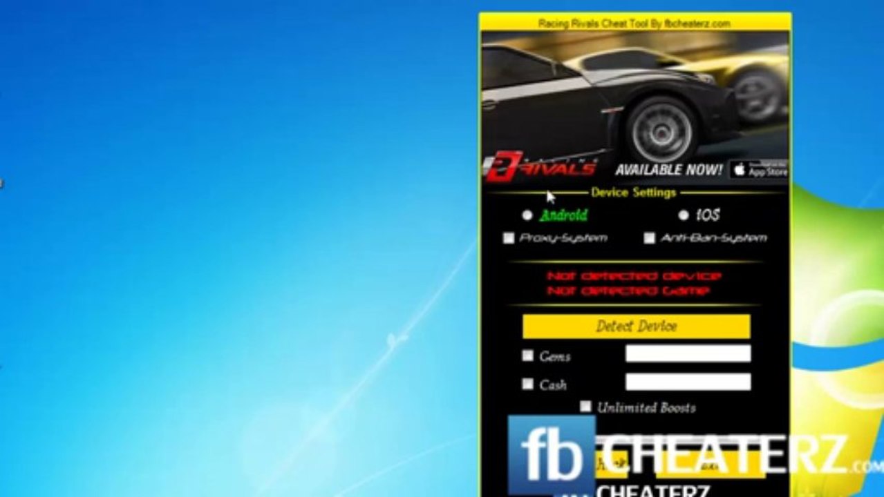 Racing Rivals Cheat Tool - Cheats,Tool [Android,iOS]