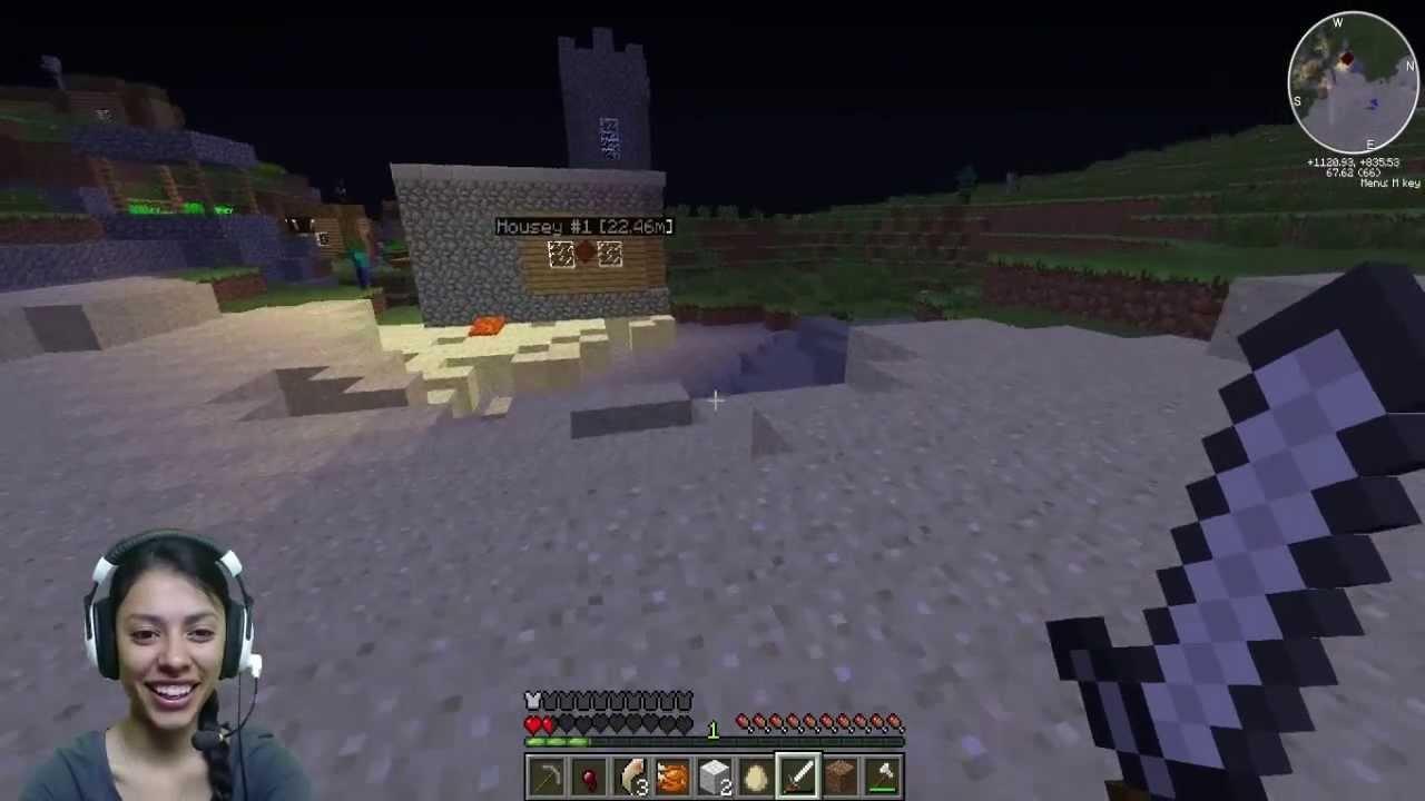 Minecraft w/ZaiLetsPlay - EP 5 - Teen Wolf is Dead! Girl Power :D