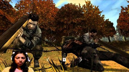 The Walking Dead Part 10 Stabbed in the Back! Girl Power :D