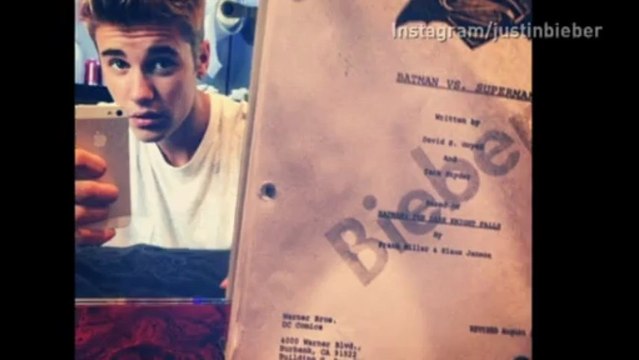 Justin Bieber fuels rumours he's joining the cast of Batman