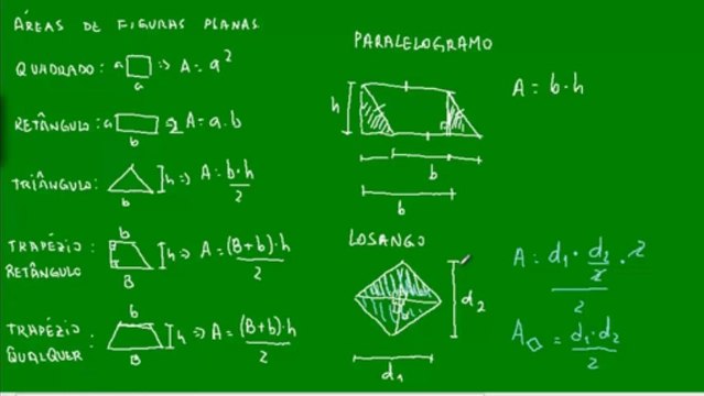 13 - Áreas de outras figuras planas