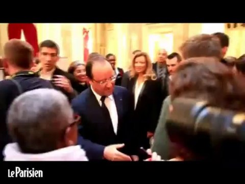 Visite surprise de François Hollande aux journées du patrimoine.