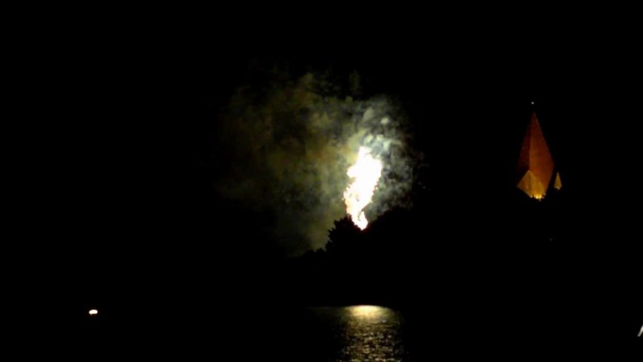 Feuerwerk über dem Meer - 850 Jahre Insel Poel