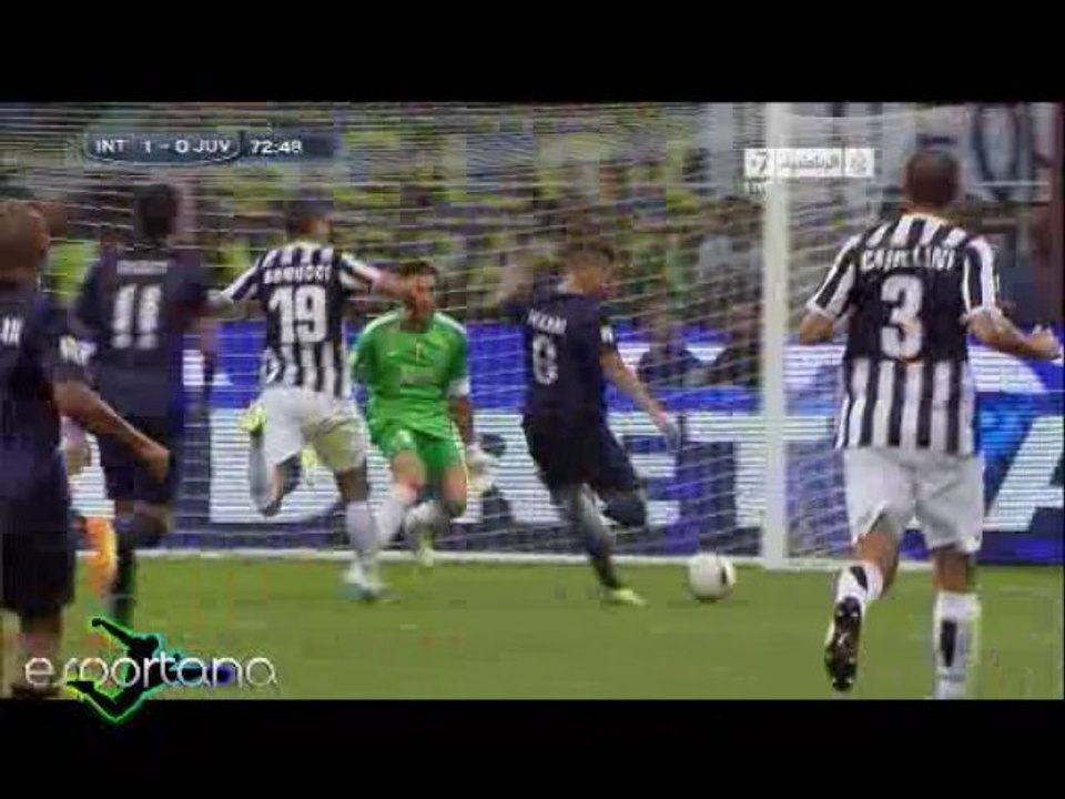 هدف تعادل اليوفى فى الانتر