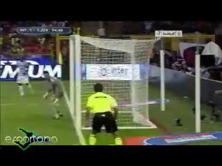 هدف تعادل اليوفى فى الانتر