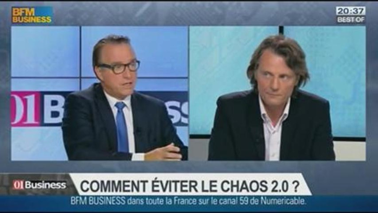 comment éviter le chaos 2.0 ? Louis-Pierre Guillaume, Frédéric Charles, Yann Serra, dans 01Business - 14/09 3/4