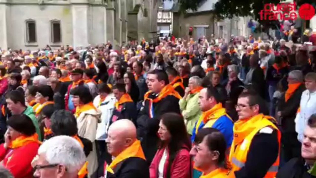 Mobilisation de soutien à Gad à Josselin - L'avenir de Gad inquiète