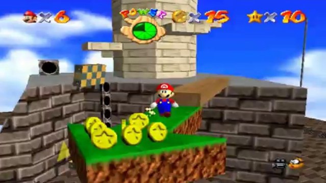 Super Mario 64 - Forteresse de Whomp - Étoile extra