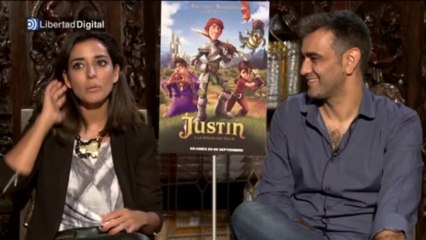 Entrevista a Inma Cuesta y a Manuel Sicilia por la película "Justin y la espada del valor"