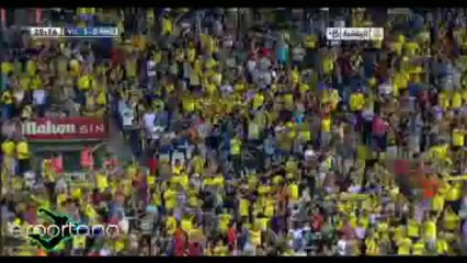 الهدف الاول فياريال فى ريال مدريد