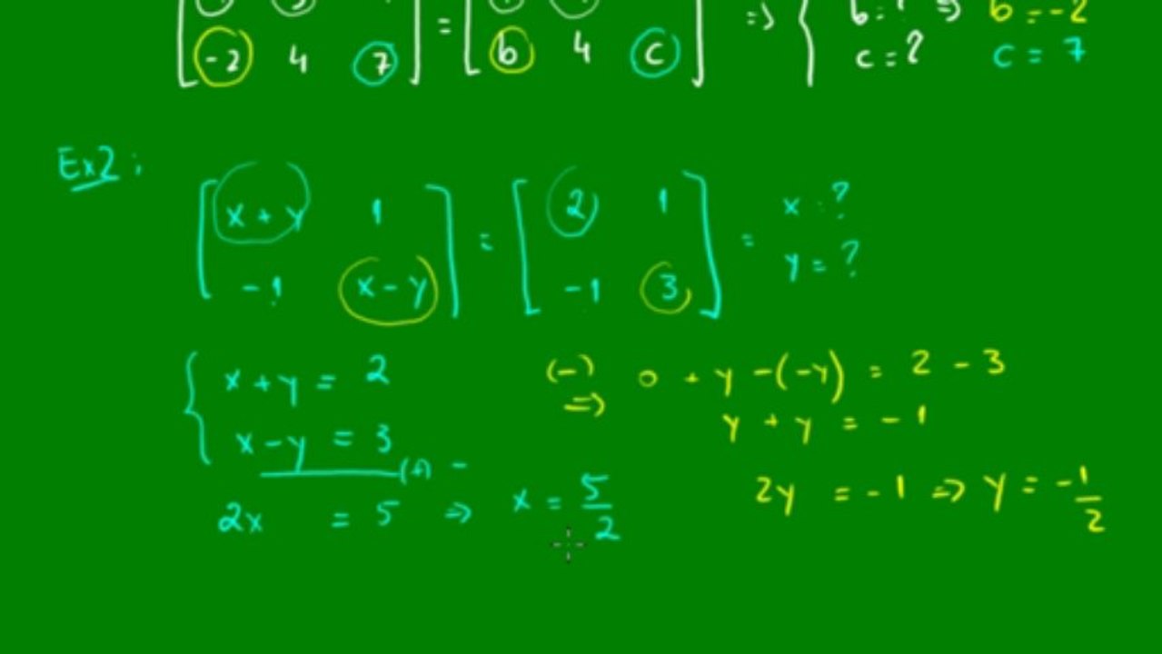 02 - Igualdade de matrizes