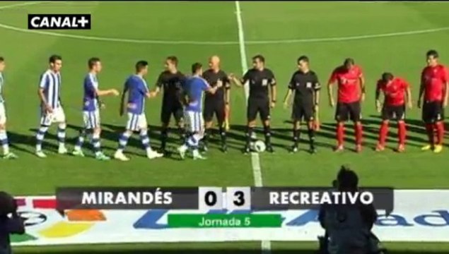 Liga Adelante Mirandés 0 Recreativo 3