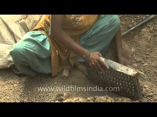 Initial stage of pottery making