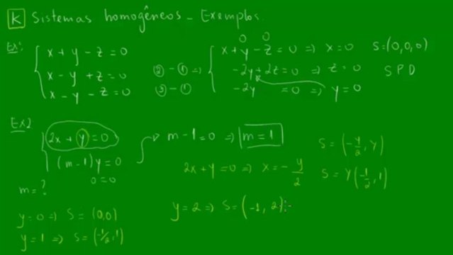 07 - Sistemas homogêneos - Exemplos
