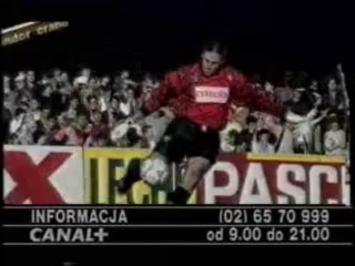 Canal + reklama z kluczykiem z ok. 1994-1995.