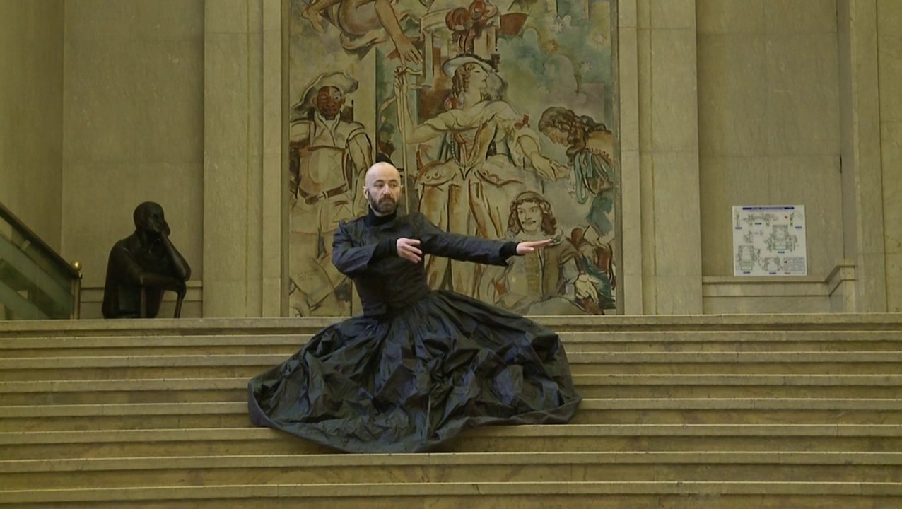 Vue sur les marches : Alban Richard