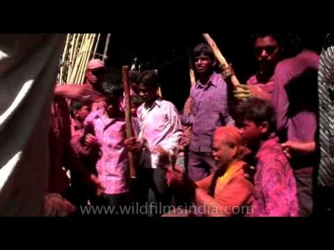 Holi - a festival when entire towns are drenched in color