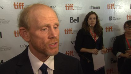Ron Howard On The Red Carpet Talking About "Rush"