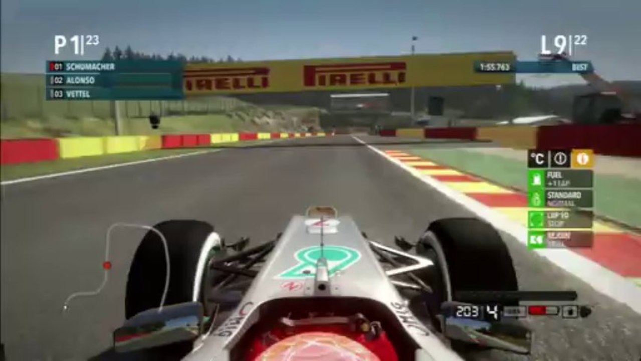 F1 2012 Spa Francorchamps Race No assistants
