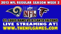 Watch St. Louis Rams vs Atlanta Falcons NFL Live Stream