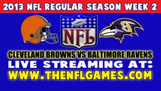 Watch Cleveland Browns vs Baltimore Ravens NFL Live Stream